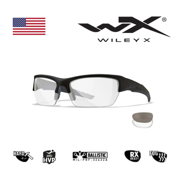משקפי מגן Wiley X Valor (2 עדשות)