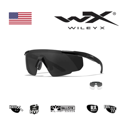 Wiley X Saber Advanced Goggles (2 lenses) 