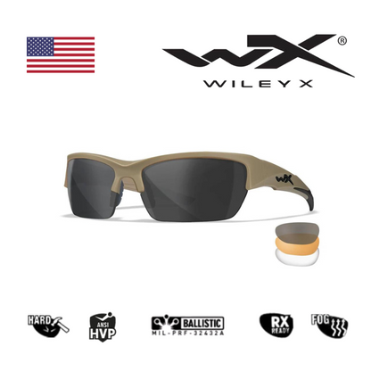 Wiley X Valor Goggles (3 lenses)